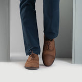 Styled On-Foot Perspective Demonstrating Ankle Fit & Silhouette on Model