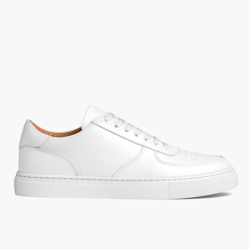 Women's Court White Leather Sneakers