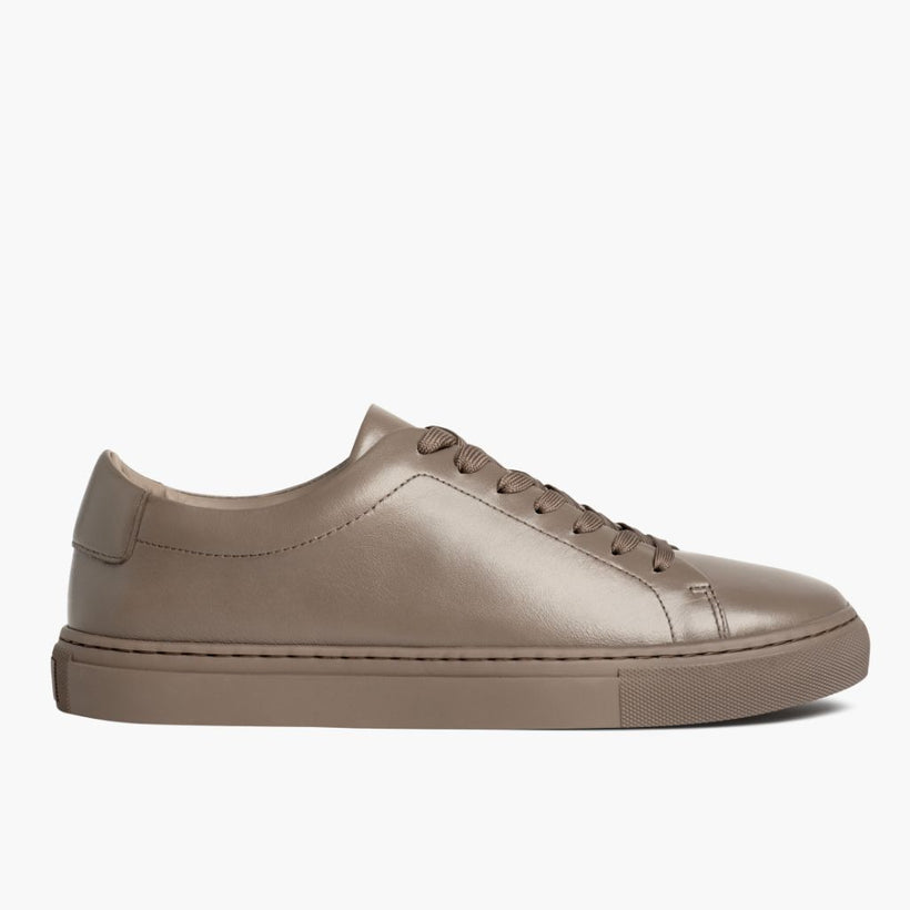 Encore Taupe Leather Sneakers