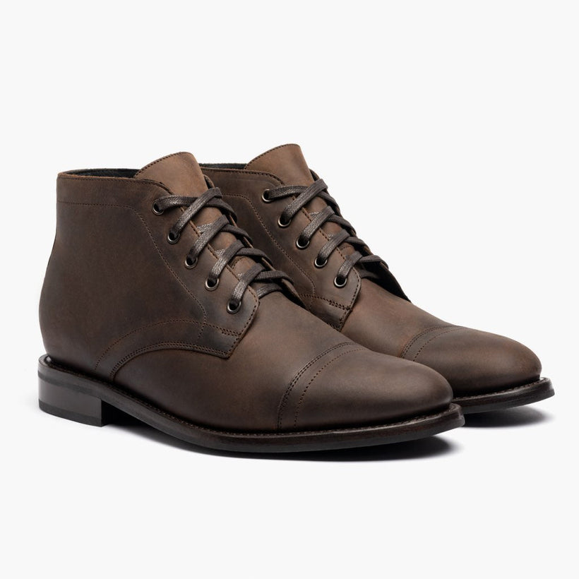 Cadet Tobacco Leather Boots