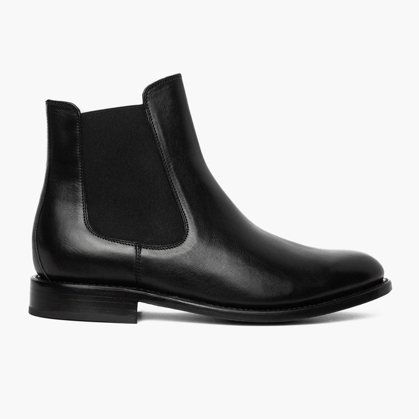Cavalier Black Leather Boots