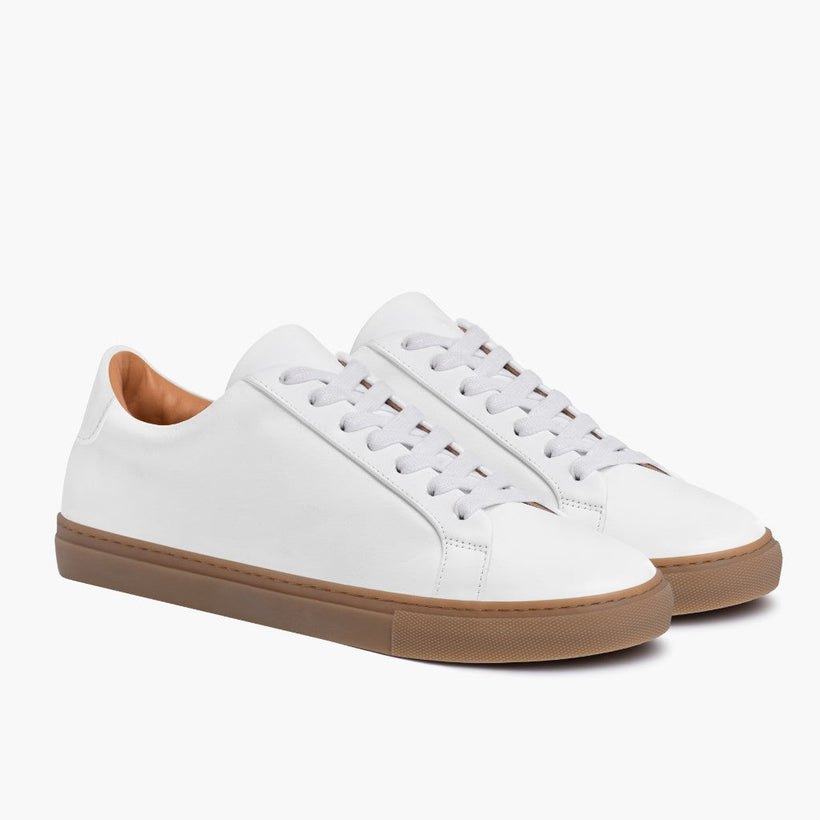 Legacy White Leather Sneakers