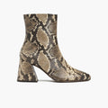 Heartbreaker Snake Print Leather Boots
