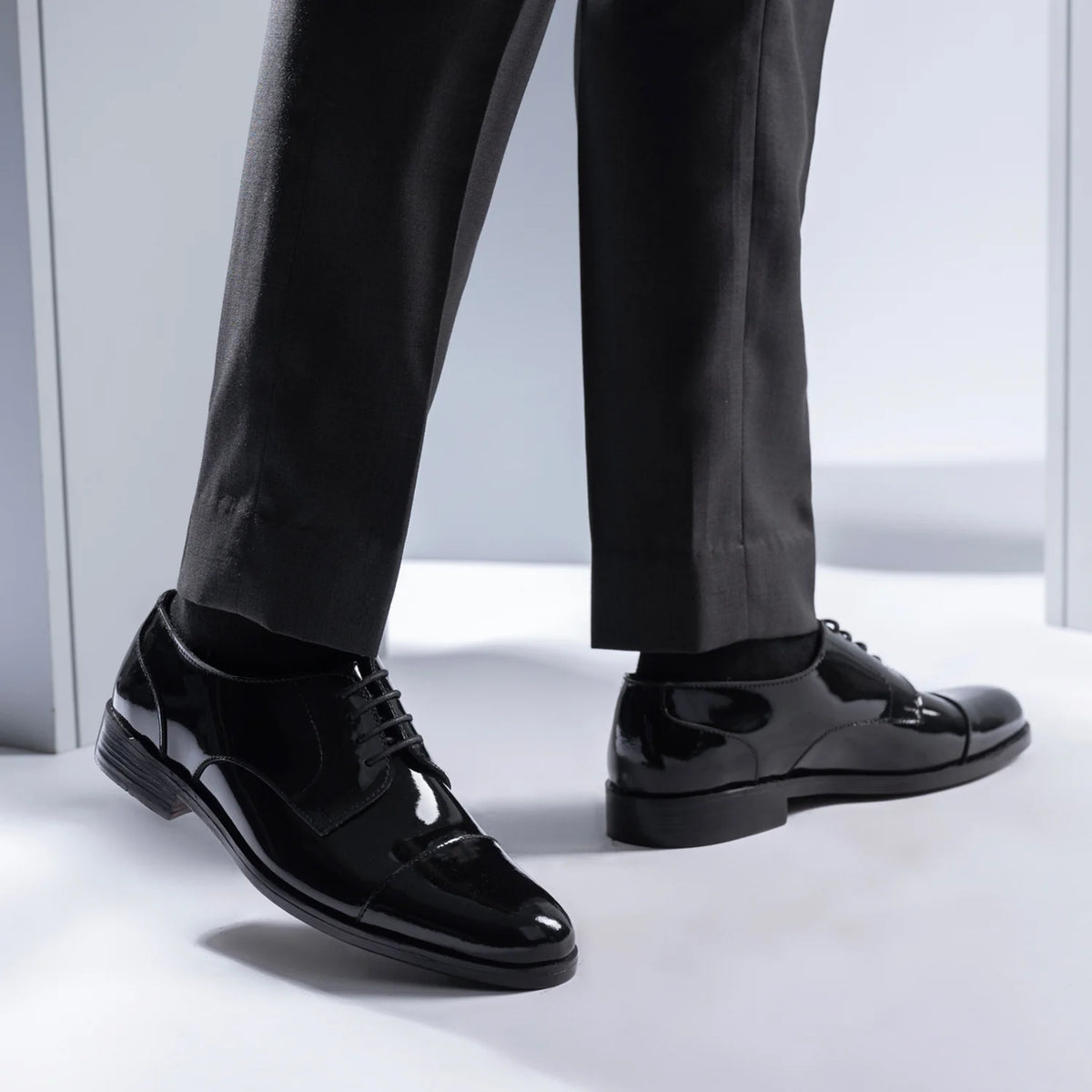 Orlaven Attorney Derby Black Patent Leather Shoes footwear image 9