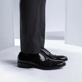 Styled On-Foot Perspective Demonstrating Ankle Fit & Silhouette on Model