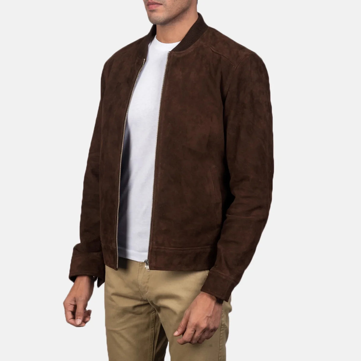 
Blain Brown Bomber Jacket – alternate product view 2