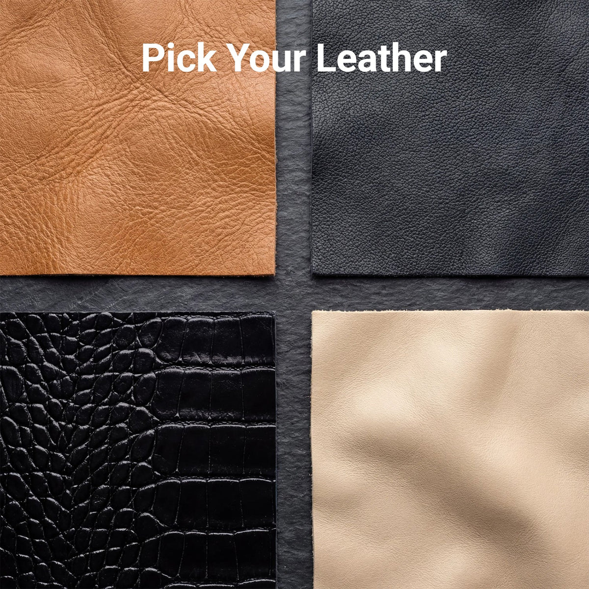 
Close-Up Detail of Classic Collar & Heavy-Duty Zipper Hardware on Design Your Custom Leather Jacket | Free Shipping & Alteration