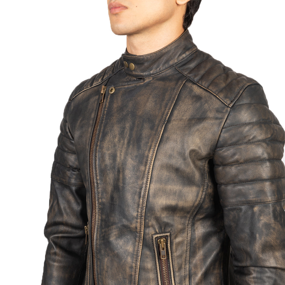
Faisor Mocha Biker Jacket – alternate product view 6