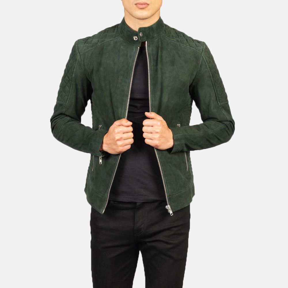 
Fernando Quilted Leather Biker Jacket – alternate product view 1