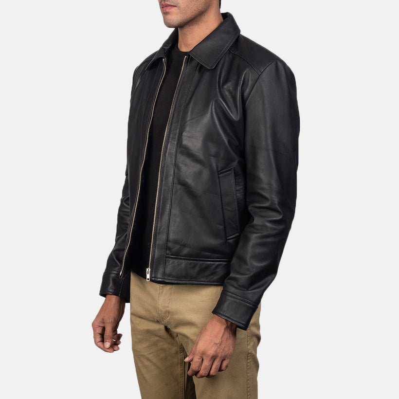 Inferno Brown Leather Jacket