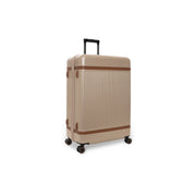 
Large Suitcase Zuna in Classic 100% Full-Grain Leather - Front Profile View & Tailored Silhouette | Buy Online