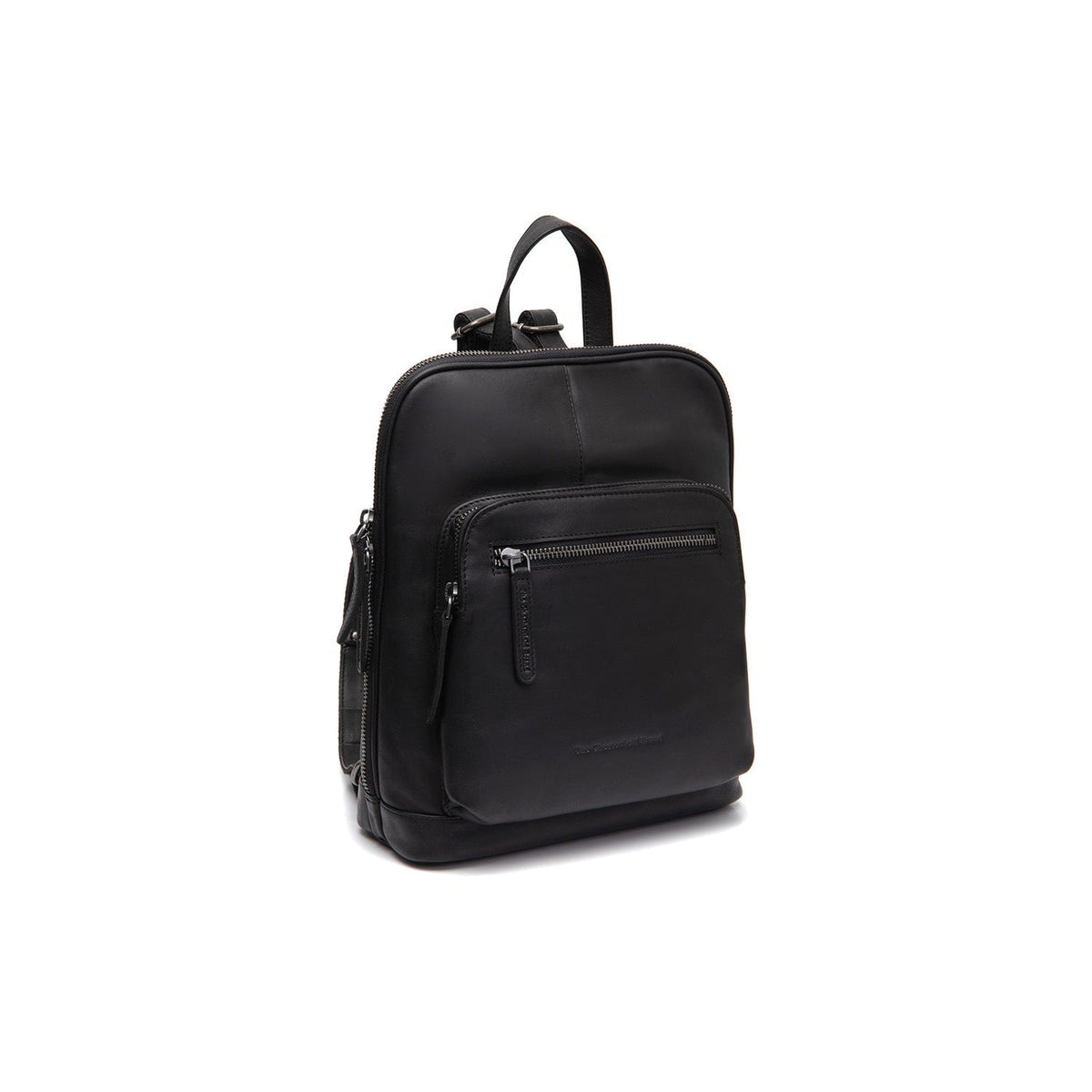 
Floran Full-Grain Leather Backpack in Classic 100% Full-Grain Leather - Full Exterior Front Profile View | Buy Online