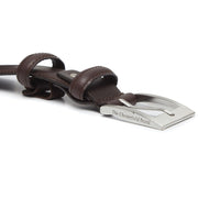 
Reinforced Leather Base with Protective Metal Studs Detail