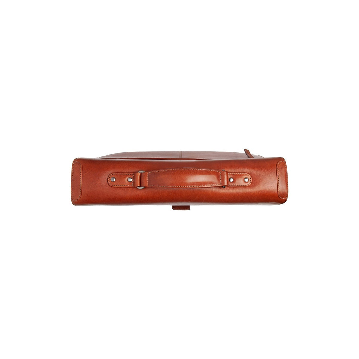 
Cognac Leather Briefcase Salvatore, detail view 3