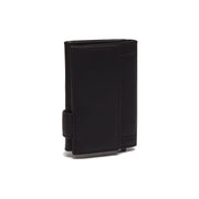
Classic 100% Full-Grain Leather Card Holder - Rear Perspective Showing Reinforced Leather Straps & Stitching