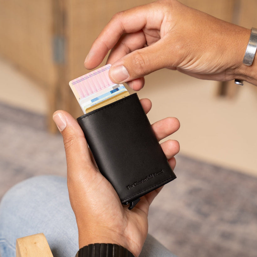 Lancaster Full-Grain Leather Card Holder