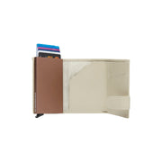
Sabana Full-Grain Leather Card Holder - Structured Side Profile Showing Gusset Depth & Expansion Capacity