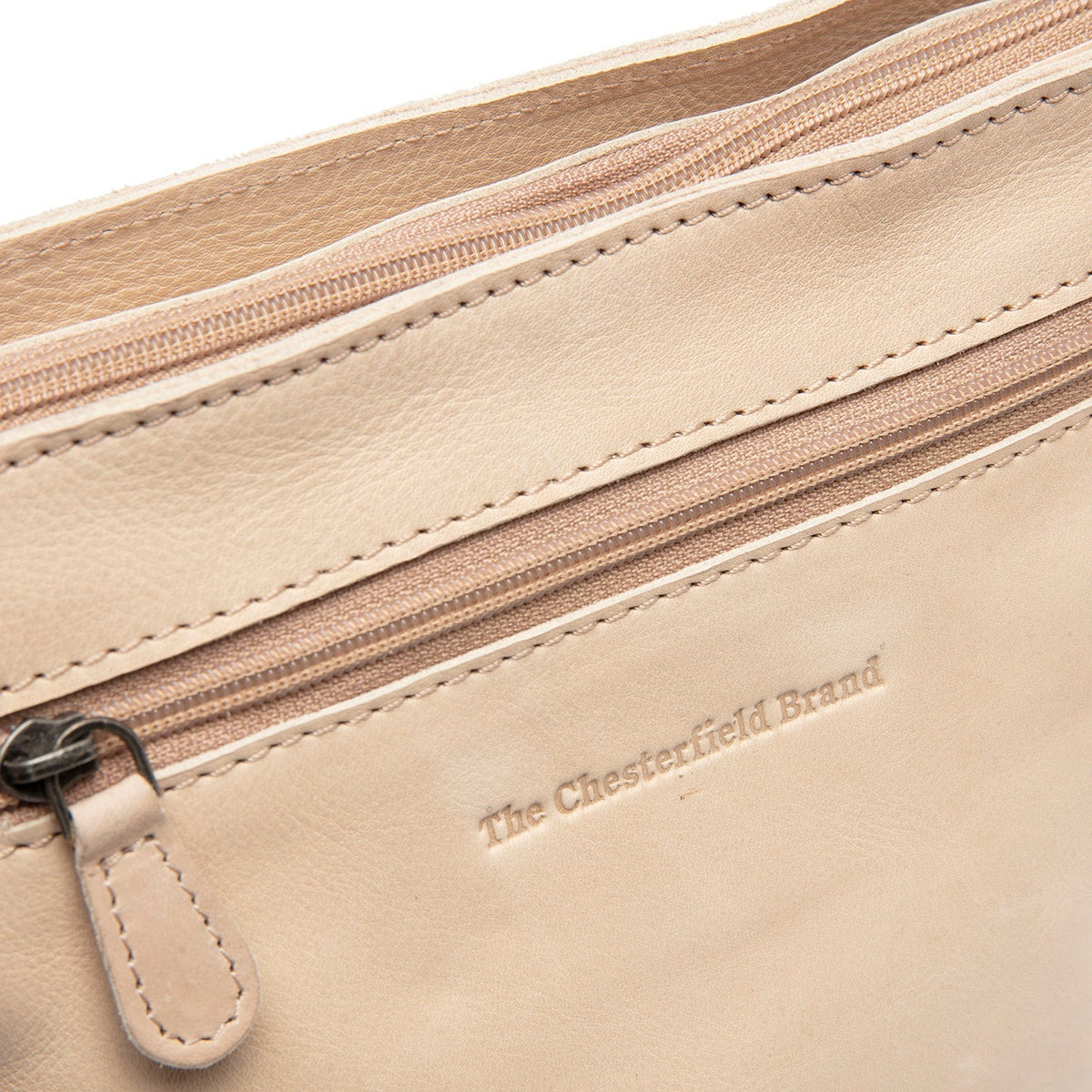 
Aston Full-Grain Leather Crossbody Bag - Structured Side Profile Showing Gusset Depth & Expansion Capacity