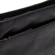 
Classic 100% Full-Grain leather Bag - Rear Perspective Showing Reinforced Leather Straps & Stitching