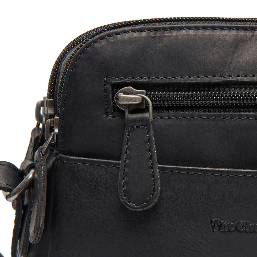 Vionne Full-Grain Leather Crossbody Bag