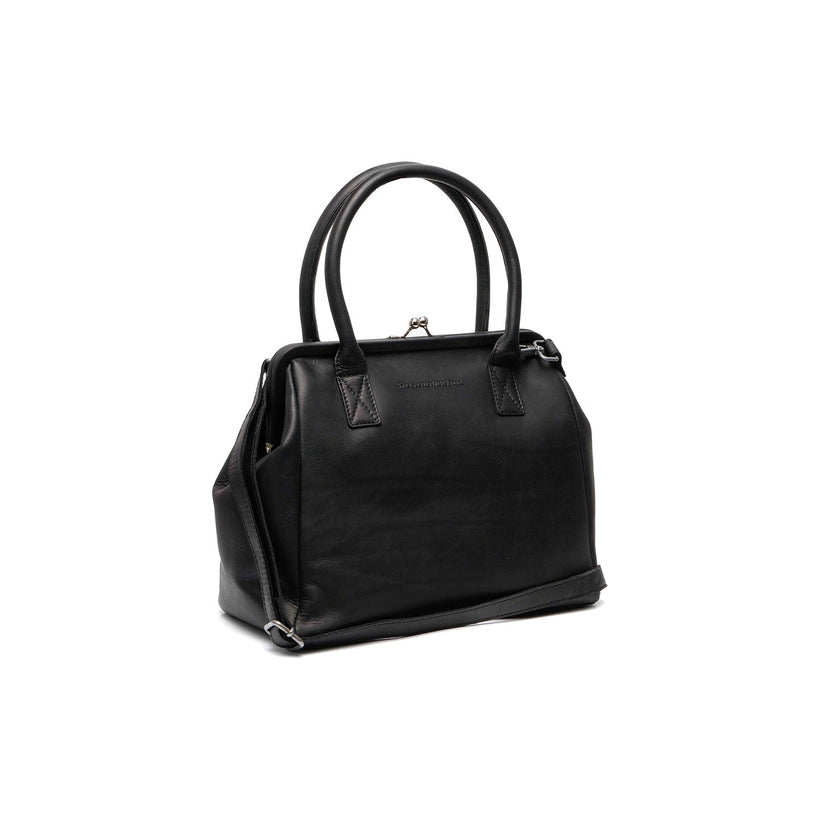 Dorin Full-Grain Leather Handbag