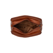 
Cognac Leather Handbag Ezra, detail view 3