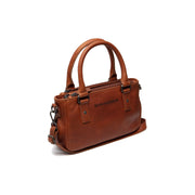 
Tailored Rib Cuffs & Hem Craftsmanship Construction Detail on Fenja Full-Grain Leather Handbag
