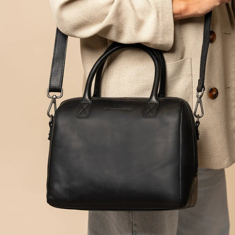 Langton Full-Grain Leather Handbag