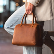 
Langton Full-Grain Leather Handbag – alternate product view 2