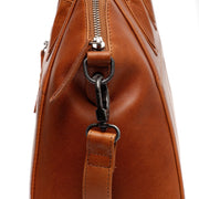 
Cognac Leather Handbag Marsala, detail view 5