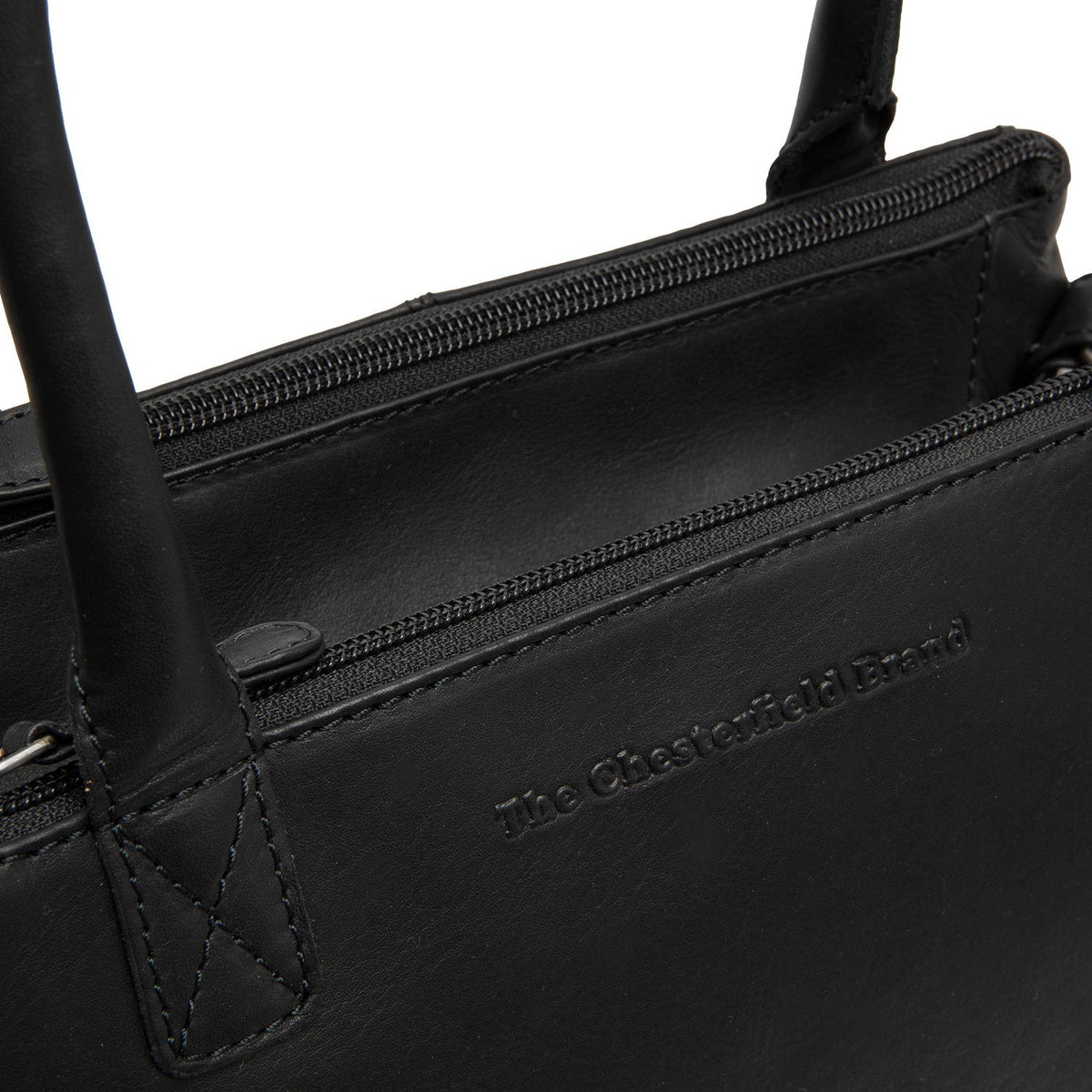 
Classic 100% Full-Grain leather Goods - Back View Showing Tailored Shoulder Fit & Clean Hemline