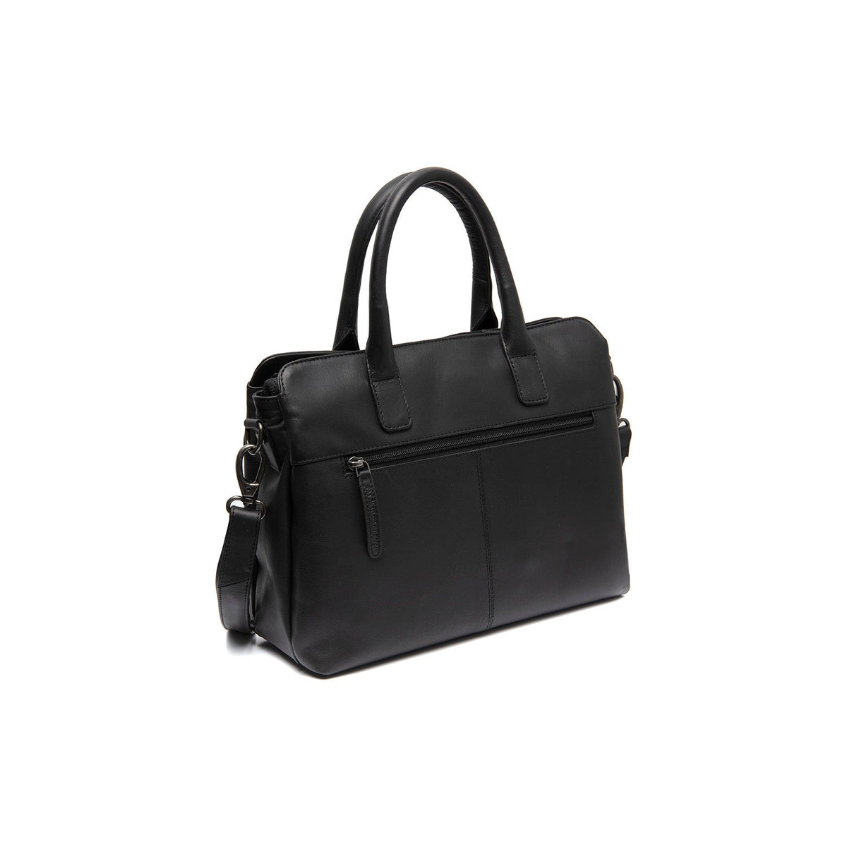 
Tailored Rib Cuffs & Hem Craftsmanship Construction Detail on Valmonte Full-Grain Leather Handbag