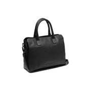 
Valmonte Full-Grain Leather Handbag in Classic 100% Full-Grain Leather - Front Profile View & Tailored Silhouette | Buy Online