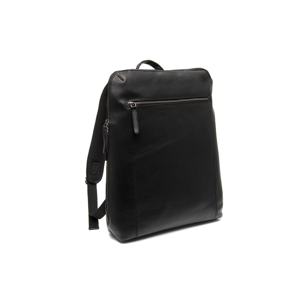
Filmore Full-Grain Leather Laptop Backpack in Classic 100% Full-Grain Leather - Full Exterior Front Profile View | Buy Online