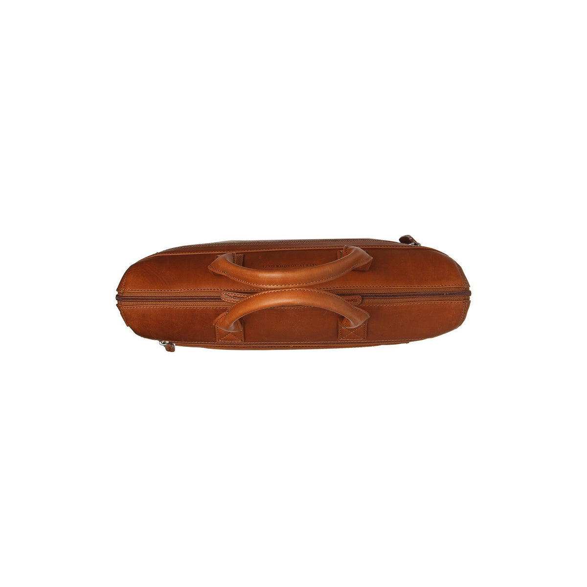 
Cognac Leather Laptop Bag Levanto, detail view 4