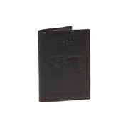 
Leather Passport Case in Classic 100% Full-Grain Leather - Front Profile View & Tailored Silhouette | Buy Online