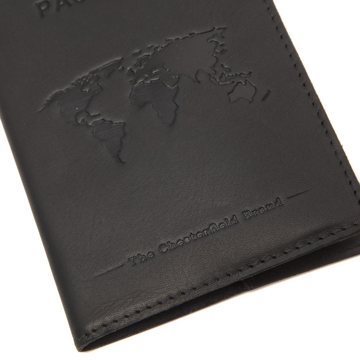 
Leather Passport Case - Lateral Side Profile View Showing Sleeve Cut & Athletic Taper Fit