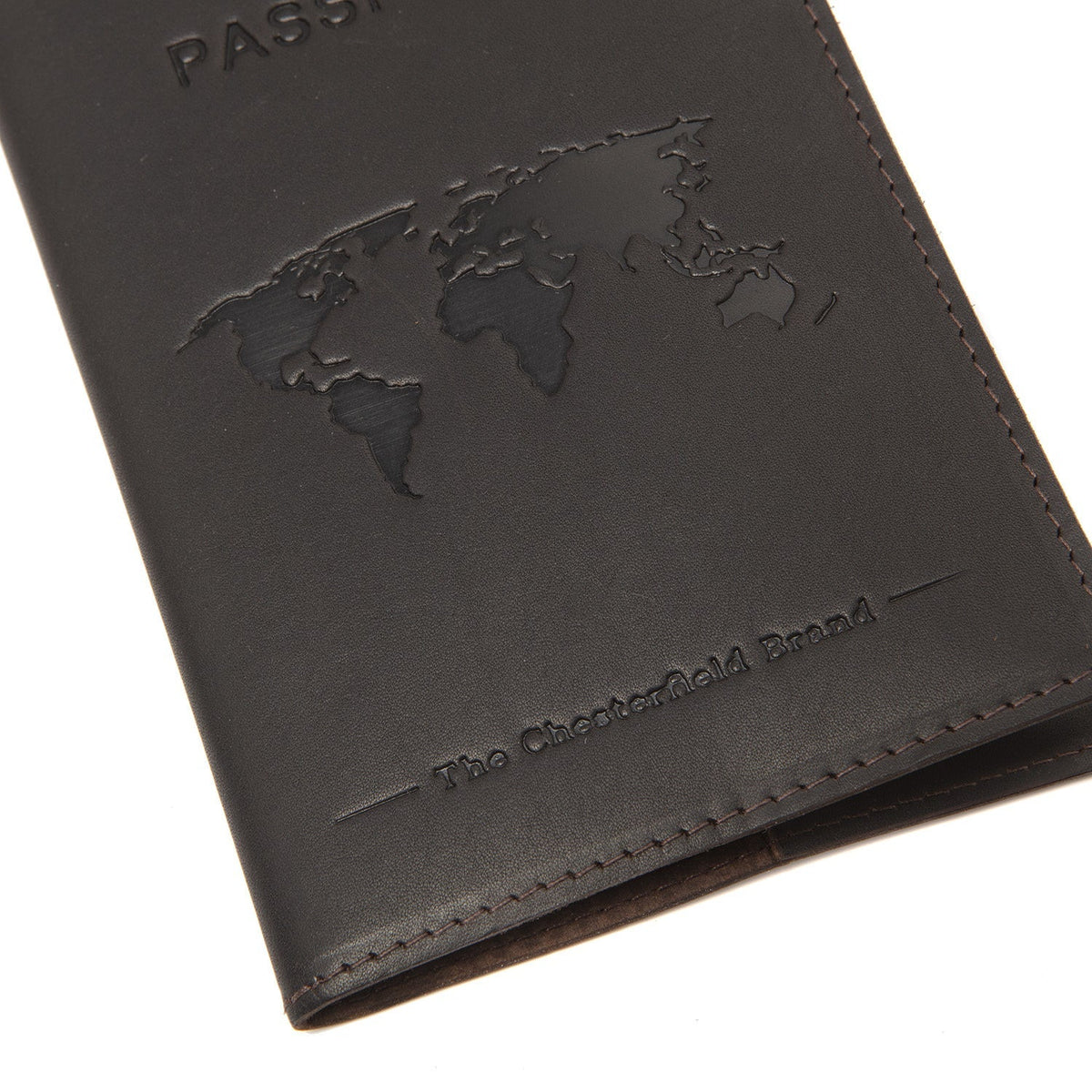 
Tailored Rib Cuffs & Hem Craftsmanship Construction Detail on Leather Passport Case