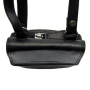 
Close-Up Detail of Classic Collar & Heavy-Duty Zipper Hardware on Langley Full-Grain Leather Phone Bag