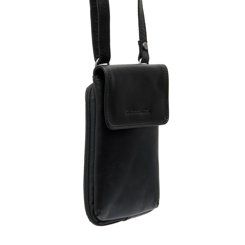 Langley Full-Grain Leather Phone Bag