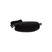 
Langley Full-Grain Leather Phone Bag - Lateral Side Profile View Showing Sleeve Cut & Athletic Taper Fit