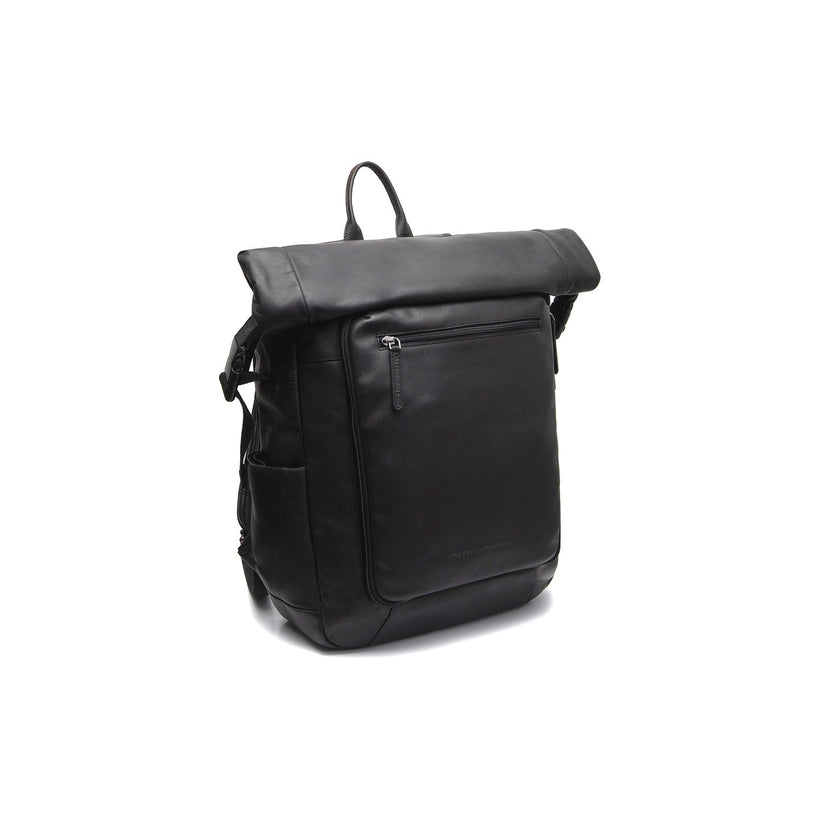 Remo Full-Grain Leather Roll-top Backpack