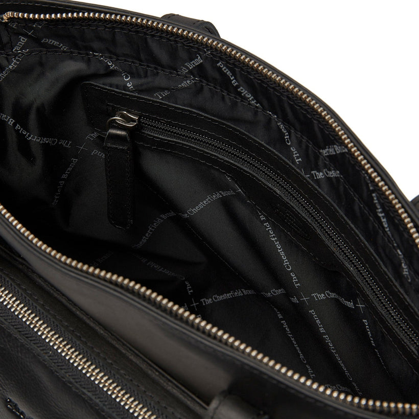 Alicante Full-Grain Leather Shopper