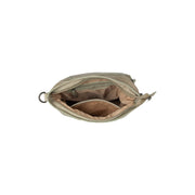 
Solid Antique Brass Hardware & Heavy-Duty Dual Zipper Detail on Sintra Full-Grain Leather Shoulder Bag