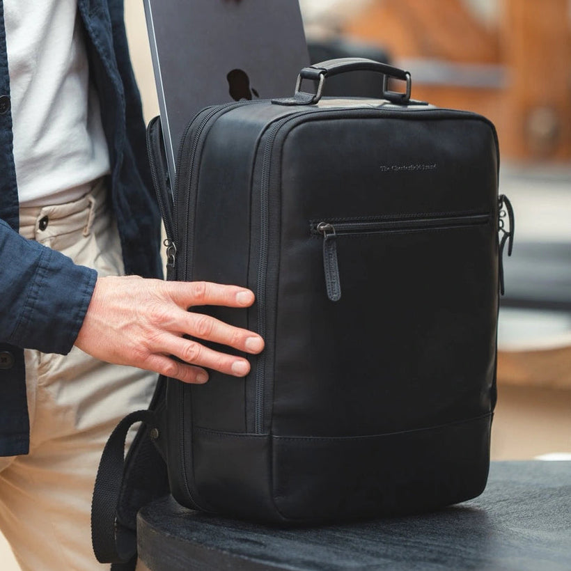 Jamaica Full-Grain Leather Travel Backpack