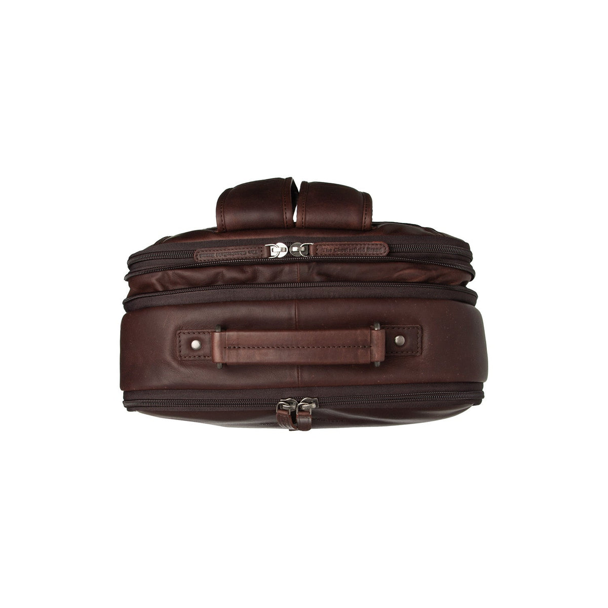 
Brown Leather Travel Backpack Jamaica, detail view 5