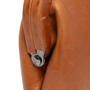
Cognac Leather Wallet Calvia, detail view 3