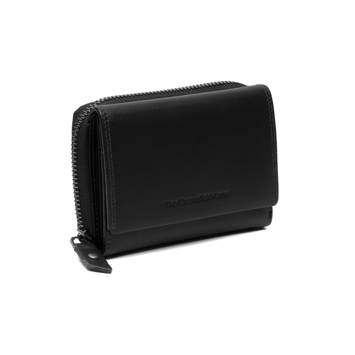 
Doniva Full-Grain Leather Wallet in Classic 100% Full-Grain Leather - Full Exterior Front Profile View | Buy Online