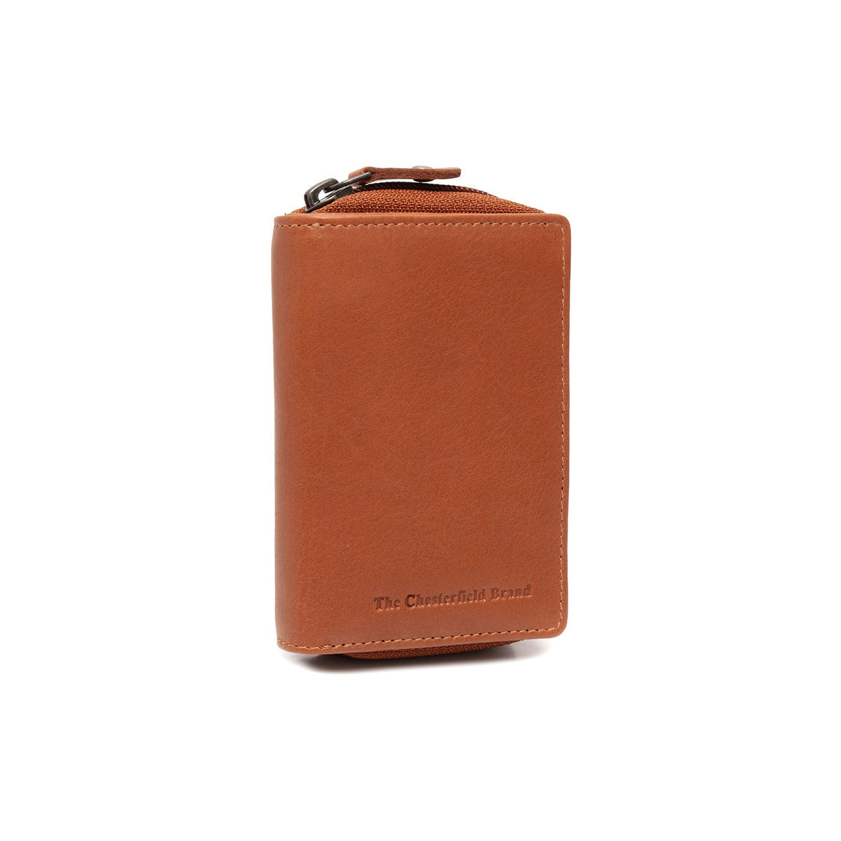 
Cognac Leather Wallet Floren, front view