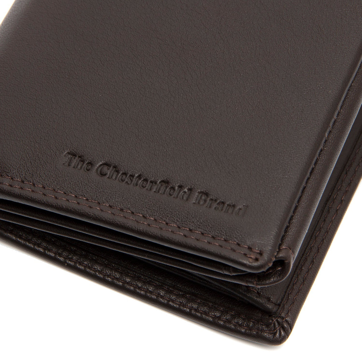 
Brown Leather Wallet Leroy, detail view 1